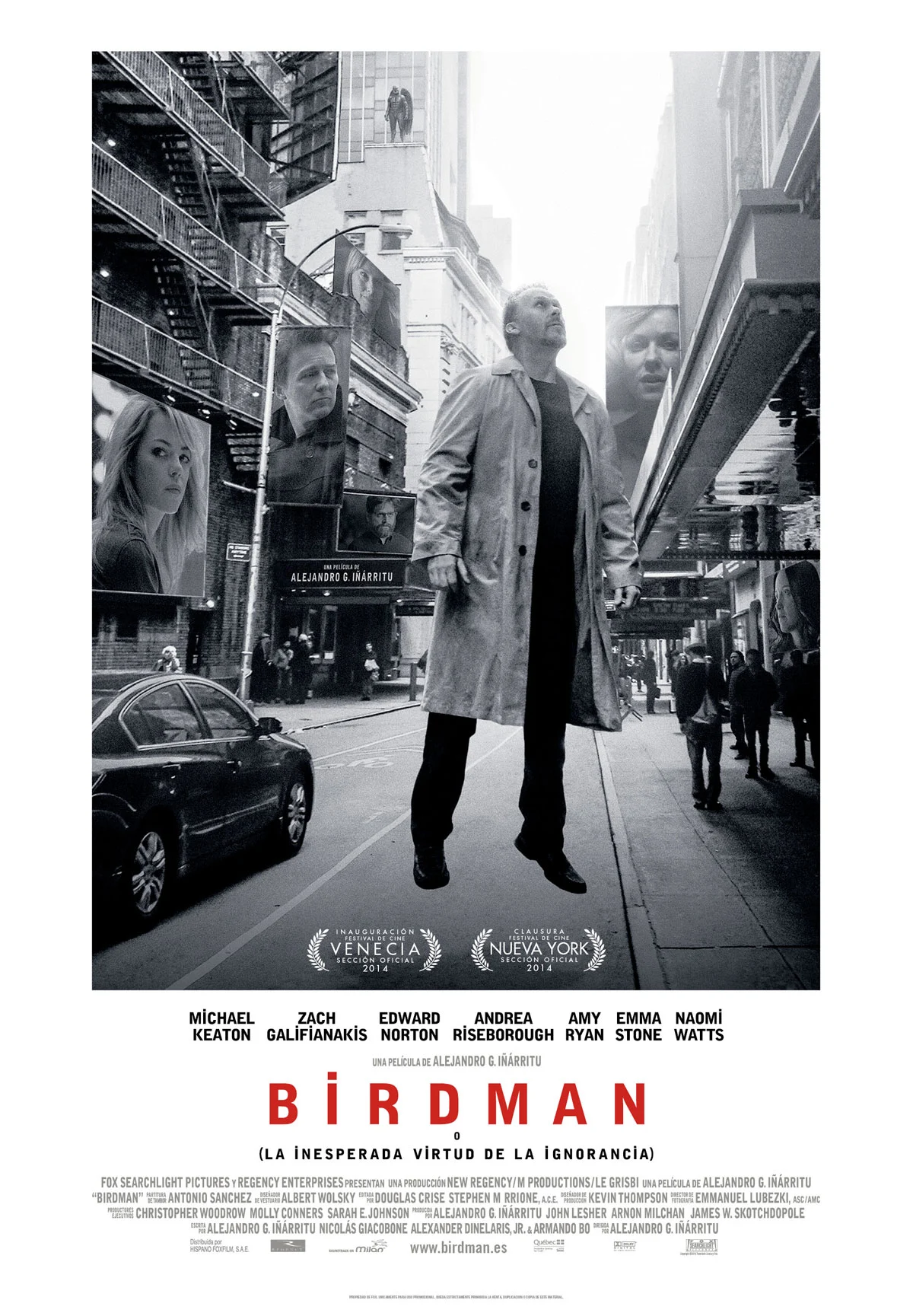Birdman ou (A Inesperada Virtude da Ignorância)