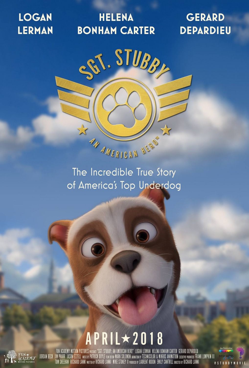 Capa do filme Sargento Stubby: Um Herói Americano