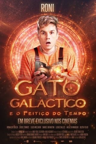 Capa do filme Gato Galactico e o Feitiço do Tempo