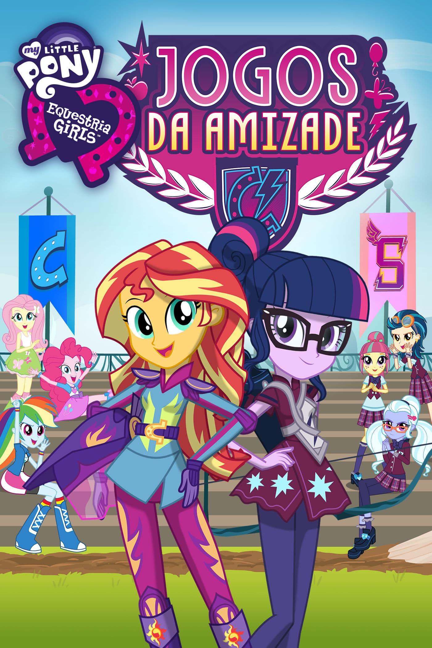 Capa do filme My Little Pony: Garotas de Equestria: Jogos da Amizade