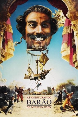 Capa do filme As Aventuras do Barão Munchausen