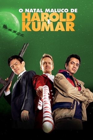 Capa do filme O Natal Maluco de Harold e Kumar