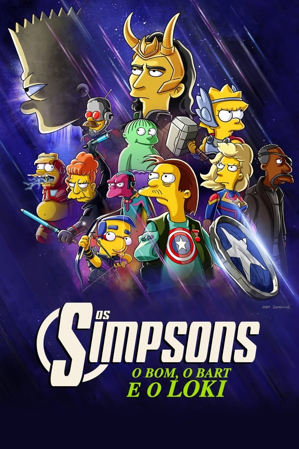 Capa do filme Os Simpsons: O Bem, O Bart e O Loki