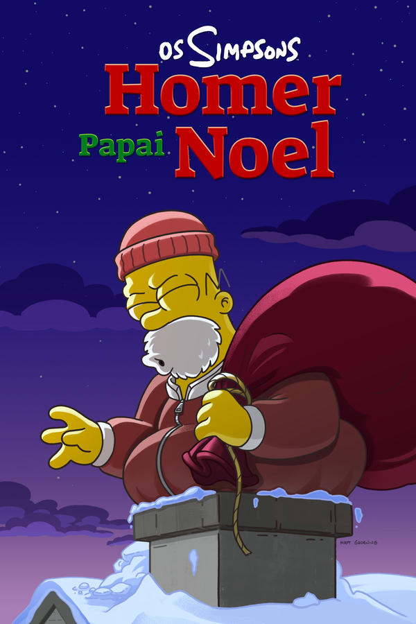 Capa do filme Os Simpsons: Homer Papai Noel