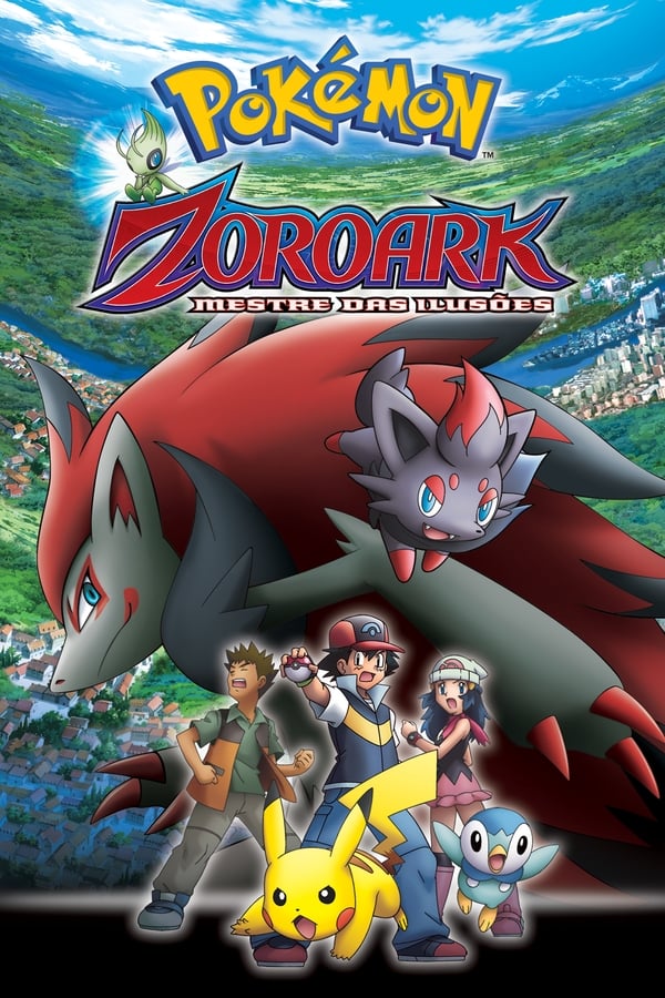 Capa do filme Pokémon - Filme 13 - Zoroark o Mestre das Ilusões